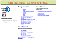 Desktop Screenshot of disciplines.ac-bordeaux.fr