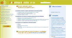 Desktop Screenshot of paf.ac-bordeaux.fr