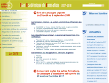 Tablet Screenshot of paf.ac-bordeaux.fr